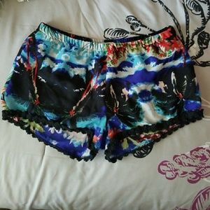 Tropical Floral shorts